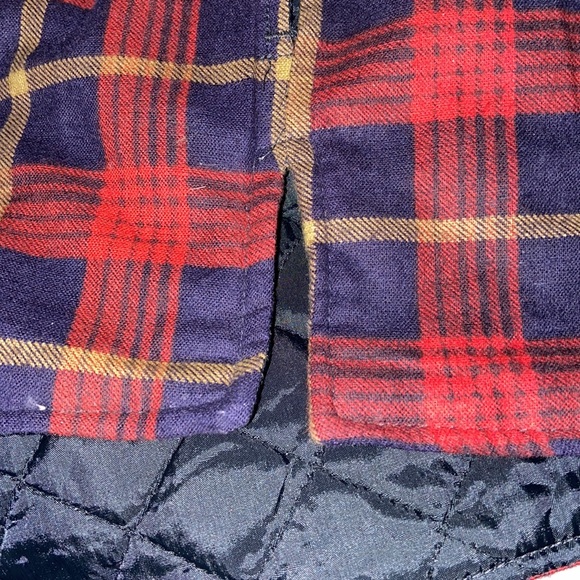 Men’s Light Quilted Shacket Barn Utility Chore Jacket Plaid Size XL - Picture 9 of 9